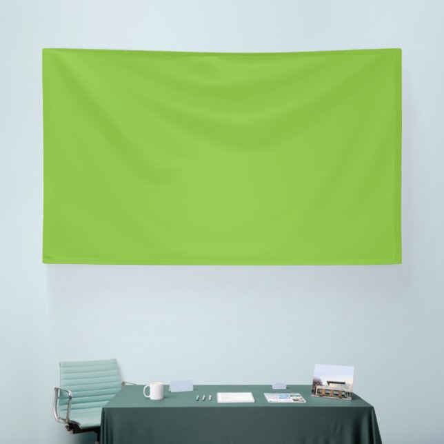 Flachkalkgrün - Schultextur Banner (Messe)