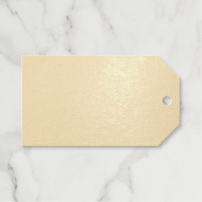 Flachkalkgrün - Schultextur Geschenkanhänger (Vorderseite (Horizontal))