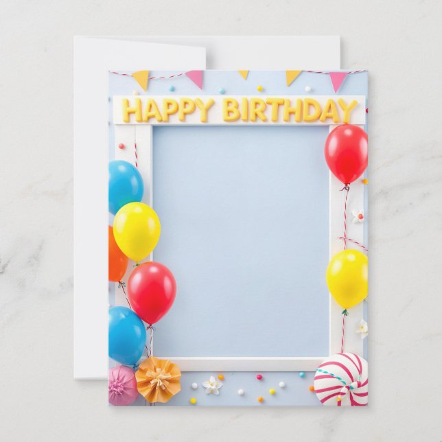 Flachkarte (Vorderseite)