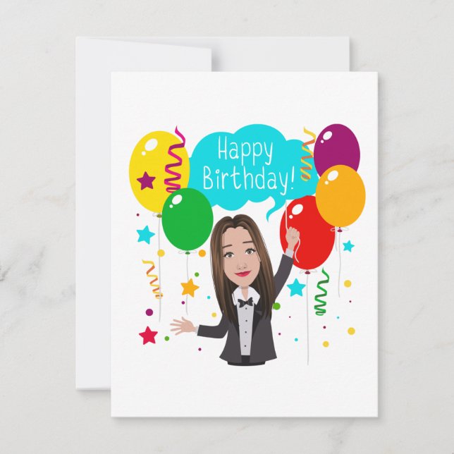 Flachkarte (Vorderseite)