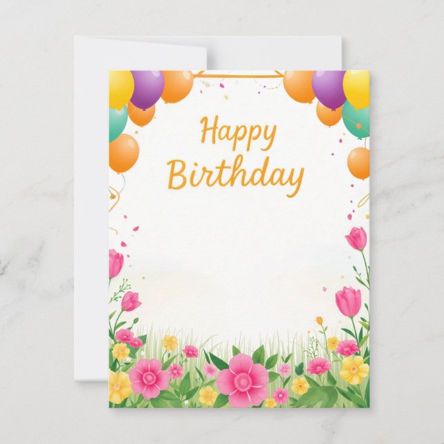 Flachkarte (Vorderseite)