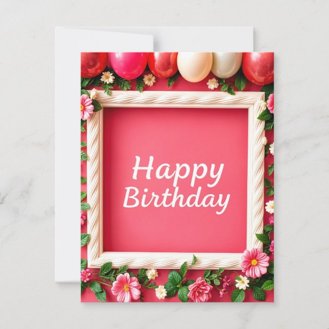 Flachkarte (Vorderseite)