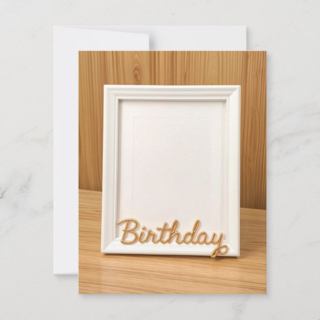 Flachkarte (Vorderseite)