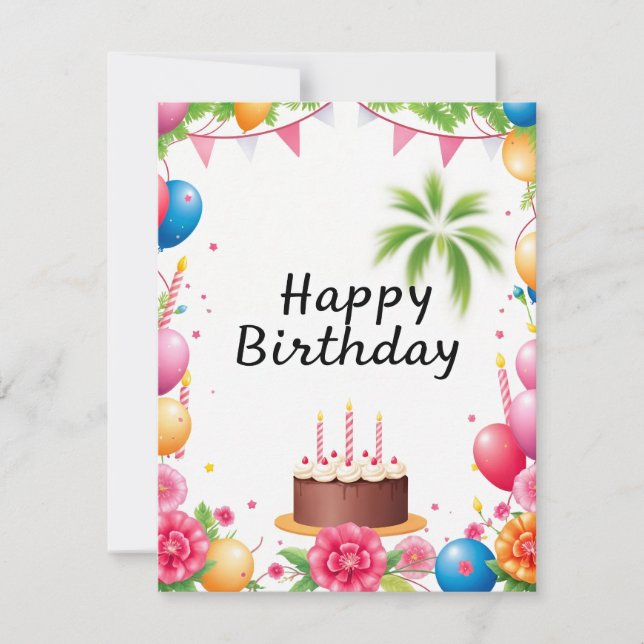 Flachkarte (Vorderseite)