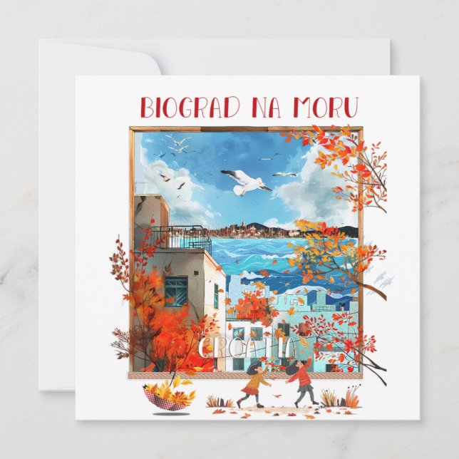 Flachkarte - Biograd na Moru 2 (Vorderseite)