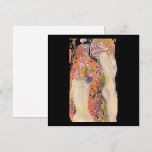 FLACHKARTE: GUSTAV KLIMT : WASSERSCHLANGEN II