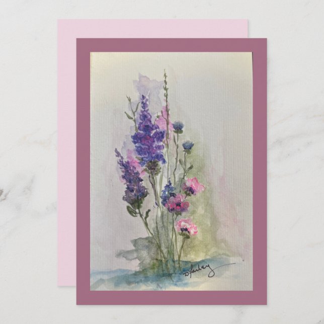 Flachkarte in Touch behalten Feiertagskarte (Vorne/Hinten)