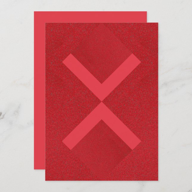 Flachkarte Save the Date (Vorne/Hinten)