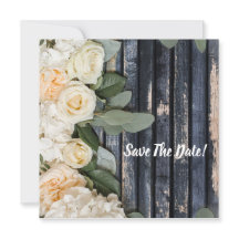 Flachkarte Save the Date rustikal