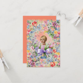 Flachkarten 1 Peach(Cameo Garden)RFPMDesign ©️ 202 Einladung