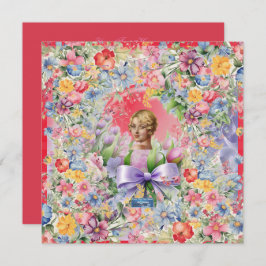 Flachkarten 5 Rot (Cameo Garden) RFPMDesign ©️ 202 Einladung