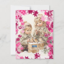 Flachkarten 7 (PinkSnowFlakes) RFPMDesign ©️ 2024