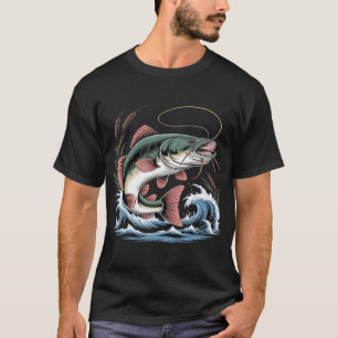 Flachkopf-Fischerei T-Shirt