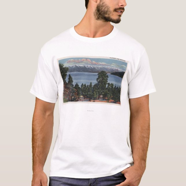 Flachkopfsee, Montana T-Shirt (Vorderseite)