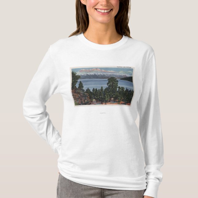 Flachkopfsee, Montana T-Shirt (Vorderseite)