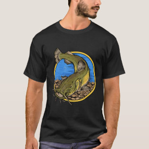 Flachkopfwels-Angeln T-Shirt