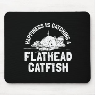 Flachkopfwels - Welsfischen Fisch Für Wels Mousepad