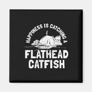 Flachkopfwels - Welsfischen Fische Für Wels Magnet