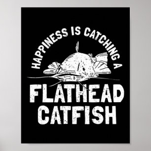 Flachkopfwels - Welsfischen Fische Für Wels Poster