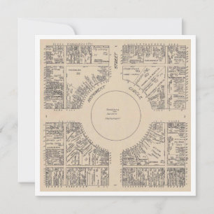 Flachmonument Circle Note Card Indianapolis Karte