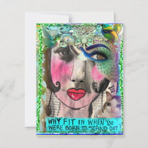 Flachnotecard Feiertagskarte