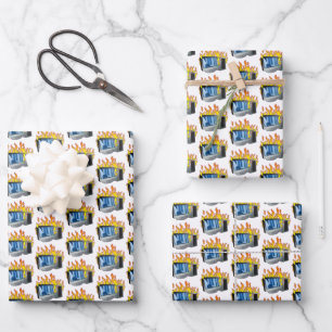 Flachpapier für Computer-Feuerlöschpapier Set 3 Geschenkpapier Set