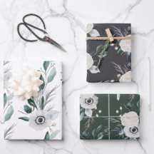 Flachpapier für Fall-Flor-Wrapping-Papier Set 3