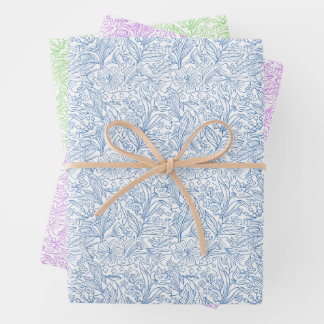 Flachpapier mit 3 Sets Geschenkpapier Set