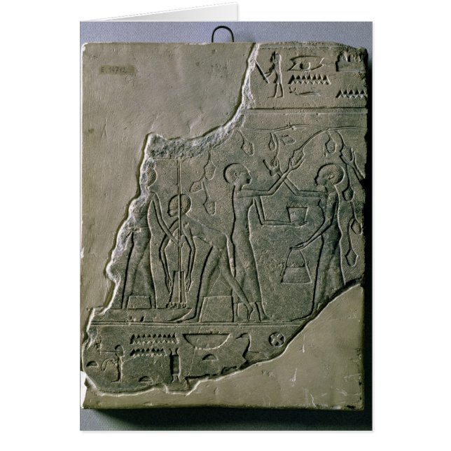 Flachrelief der Priesterin-Ansammlungstrauben, (Vorne)