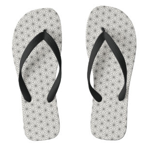 Flachsblattmuster traditionelles japanisches Desig Flip Flops