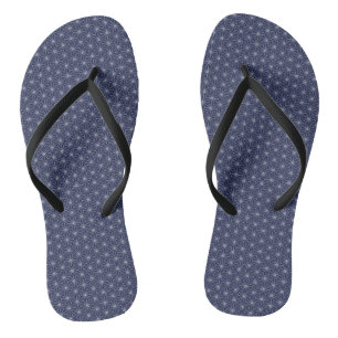 Flachsblattmuster traditionelles japanisches Desig Flip Flops