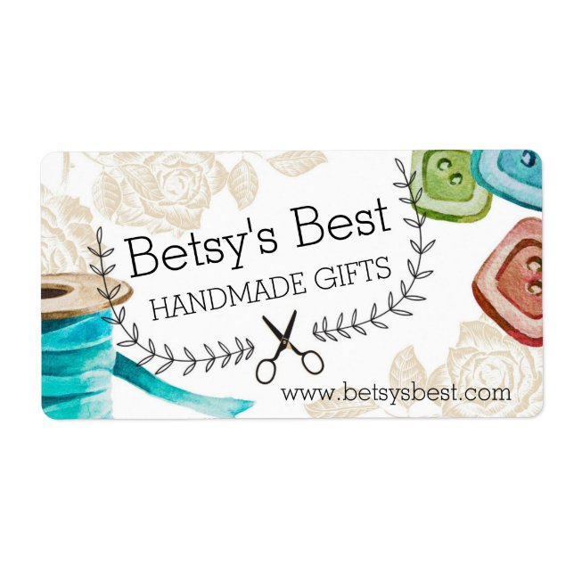 Flachtastenschere Shabby Chic nähen (Vorne)