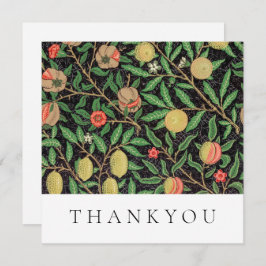 FLACHTHANKYOU KARTE : WILLIAM MORRIS : POMEGRANATE