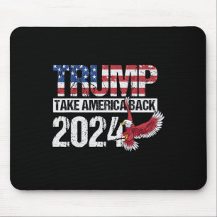Flag 2024: Amerika zurück Männer Frauen - Trump 20 Mousepad