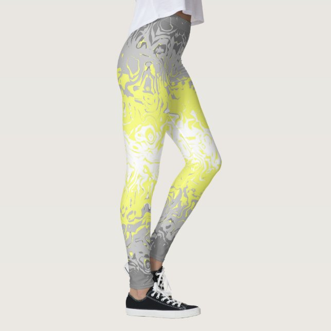 Flag "abstrakt Demigender Pride" Leggings (Rechts)