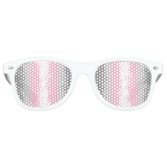 Flag "abstrakt Demigirl Pride" Partybrille (Vorderseite)