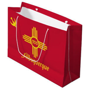 Flag Albuquerque, New Mexico Große Geschenktasche Geschenktüte