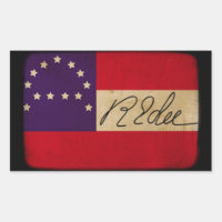 Flag am Amtssitz des Lees mit Unterschrift