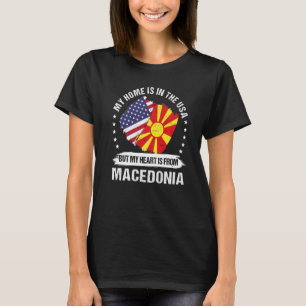 Flag American Patriot Mazedonien T-Shirt