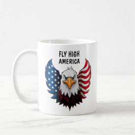 Flag American USA Eagle Kaffeetasse