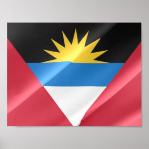 Flag. Antigua und Barbuda - Poster