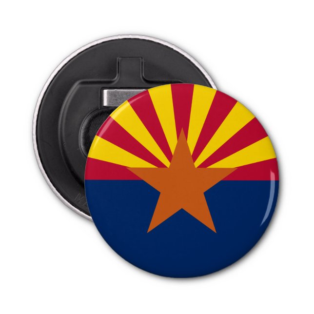Flag Arizona: Stern, der Kupfer-Staat Flaschenöffner (Vorderseite)