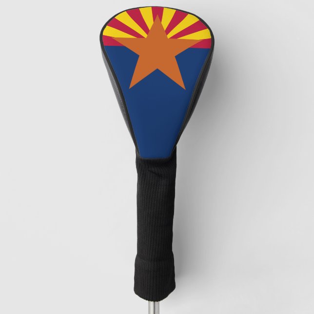 Flag Arizona: Stern, der Kupfer-Staat Golf Headcover (Vorderseite)