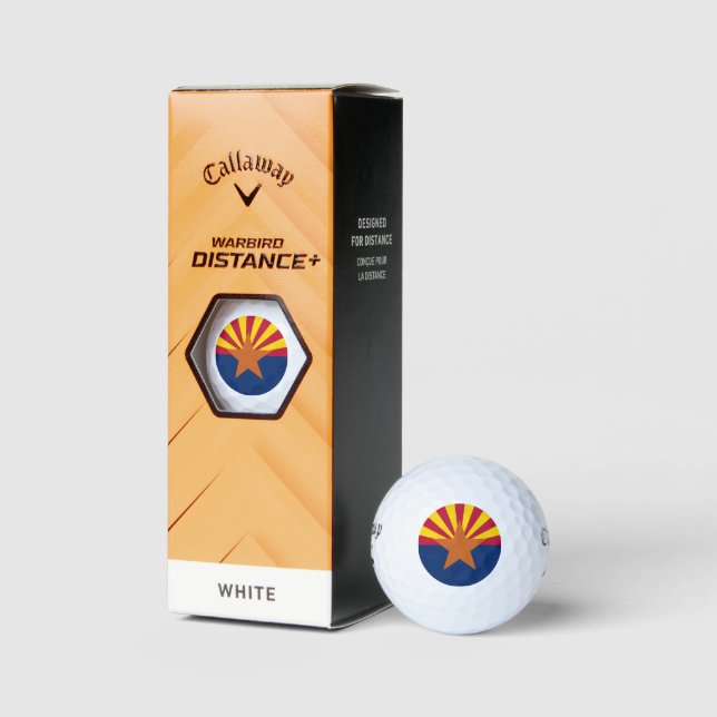 Flag Arizona: Stern, der Kupfer-Staat Golfball (Verpackungen)