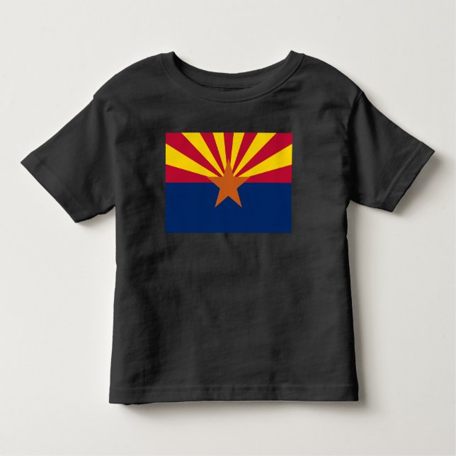 Flag Arizona: Stern, der Kupfer-Staat Kleinkind T-shirt (Vorderseite)