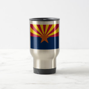 Flag Arizona: Stern, der Kupfer-Staat Reisebecher