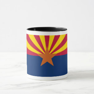 Flag Arizona: Stern, der Kupfer-Staat Tasse
