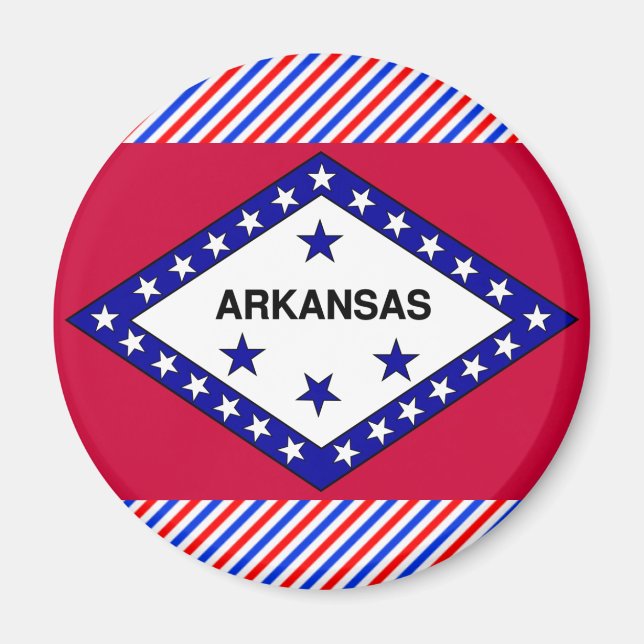 Flag Arkansas Magnet (Vorne)