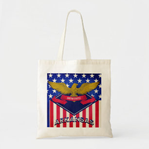 Flag Arkansas USA Tragetasche