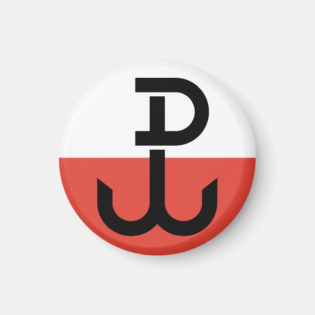 Flag Armia Krajowa Magnet (Vorne)